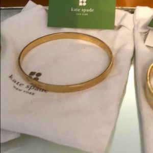 Reserved for Mary G. Gold tone Kate Spade bangle.